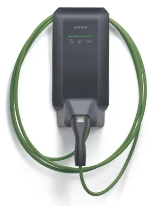 Keba wallbox p40 11kw 3phasig 6m kabel schwarz ble wifi rfid 131736 neu