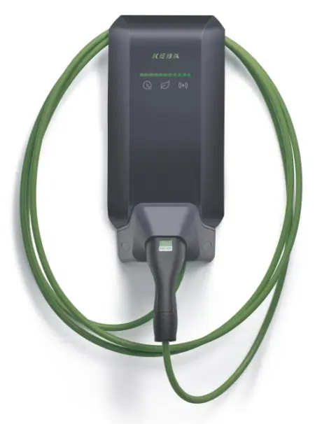 Keba wallbox p40 11kw 3phasig 6m kabel schwarz ble wifi rfid 131736 neu
