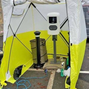 Smart Meter Engineer pop-up work tent - 1 4 l x 1 4 w x 2 0m h