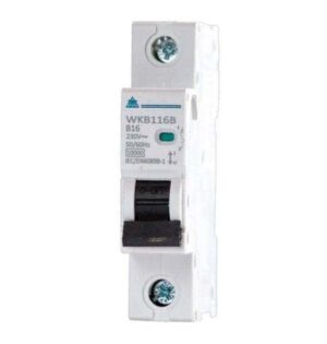 WCED MCB -10KA Single Pole 6-63A B/C Curve. WKB***
