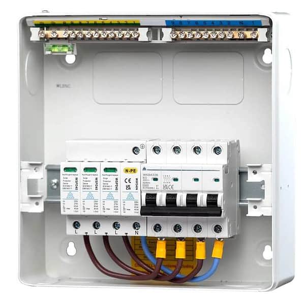 3Phase Surge Protection + circuit protection UK EV Installers Shop