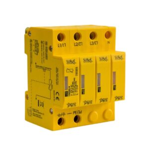 Type 1+2+3, 50KA (Level 3/4), 3 phase device with indication. 10020/4