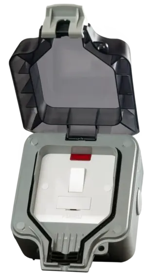 WCED IP66 13A Weatherproof Spur Unit. WPF13