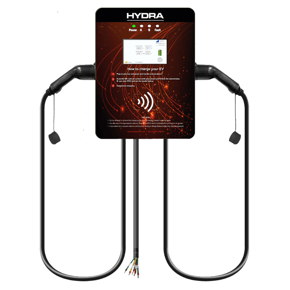 Hydra JOVI DUAL EV CHARGER 7kW – TETHERED