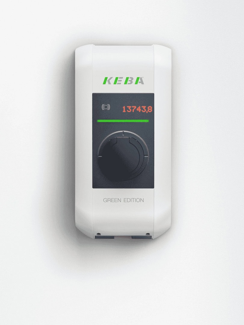 Keba P30 x-series UK-Charger Type2 Socket 22kW-WLAN/4G-RFID-15118 Ready HW-MID - GREEN EDITION. KC-P30-GS2400S2-M0A