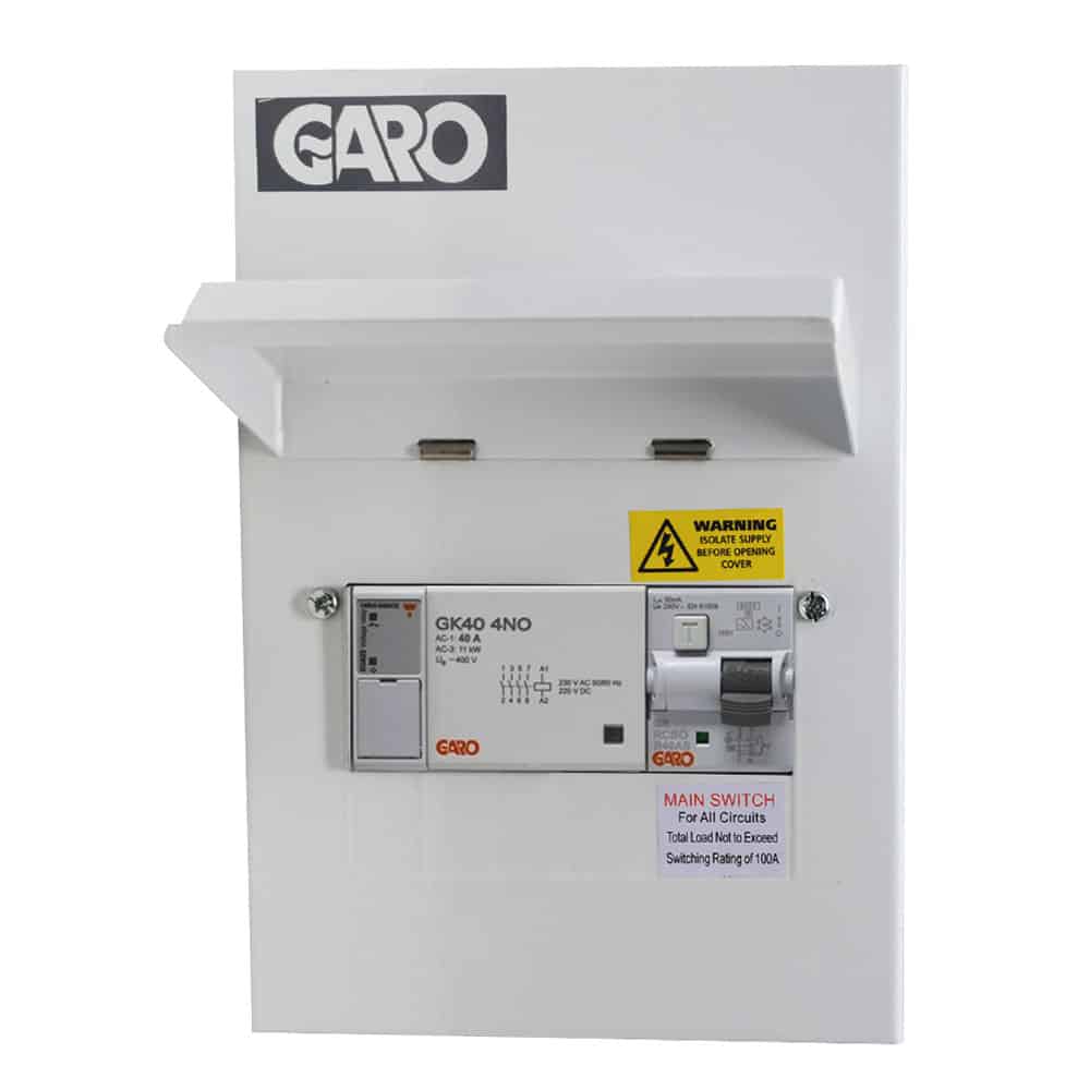 Garo 40Amp Type A RCBO PME Fault Det Connection Unit (6 way)