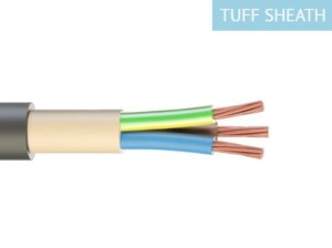 Tuff Sheath Cable 1.5mm 4-core Drum. HTS4C1.5B-50