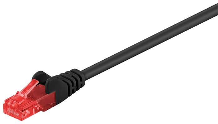 2m MicroConnect CAT6 U/UTP Network Cable, Black