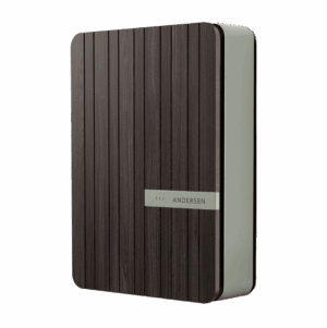 Andersen A2 Charge Point - 7kW Charcoal Accoya. 8.5m tethered.
