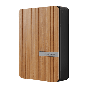 Andersen A2 Charge Point - 7kW Cotswold Oak Accoya. 8.5m tethered.