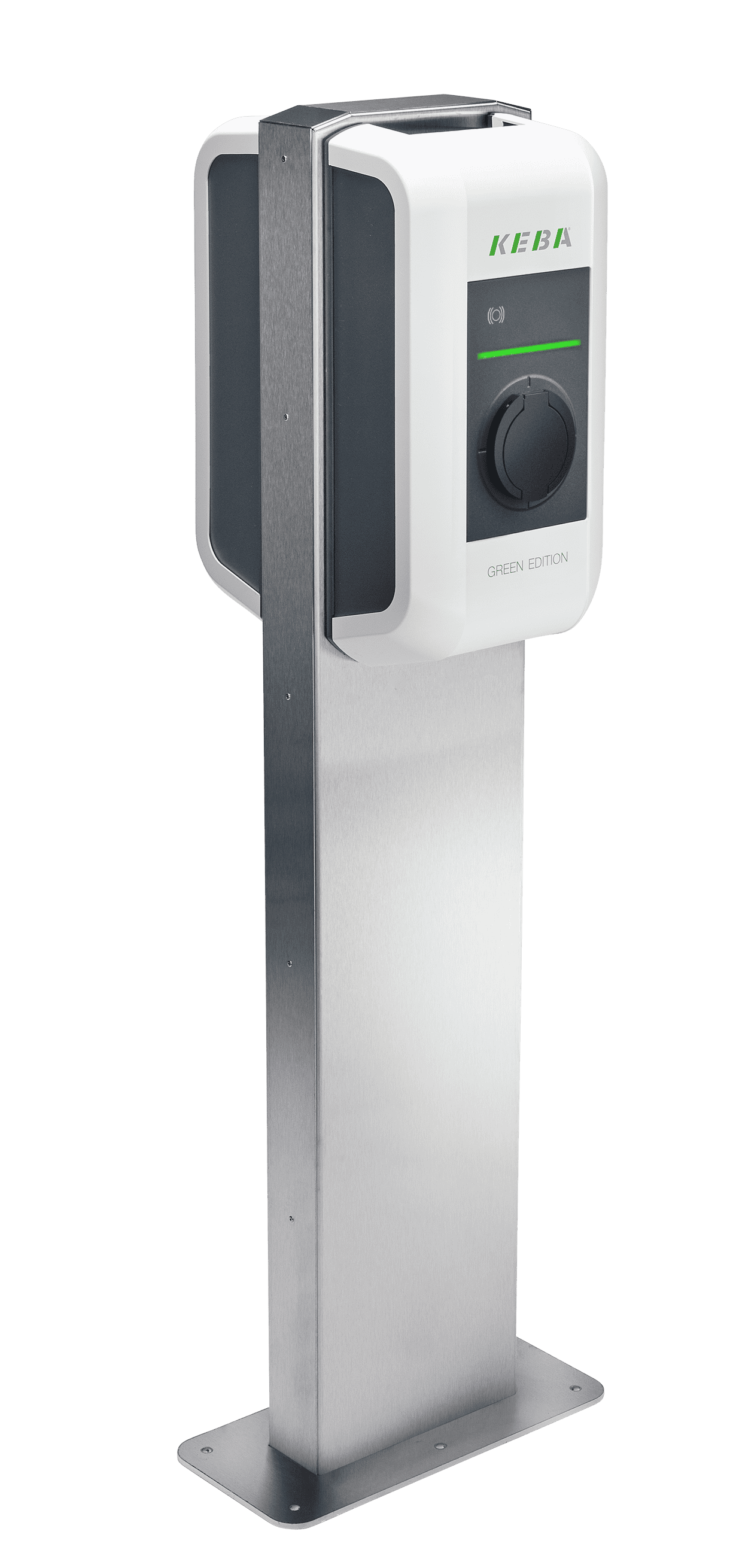 KC-P30 Pedestal, Double – stainless steel