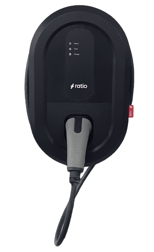 Ratio io5 7.4kW Charge Point with 5m straight cable and type 2 plug
