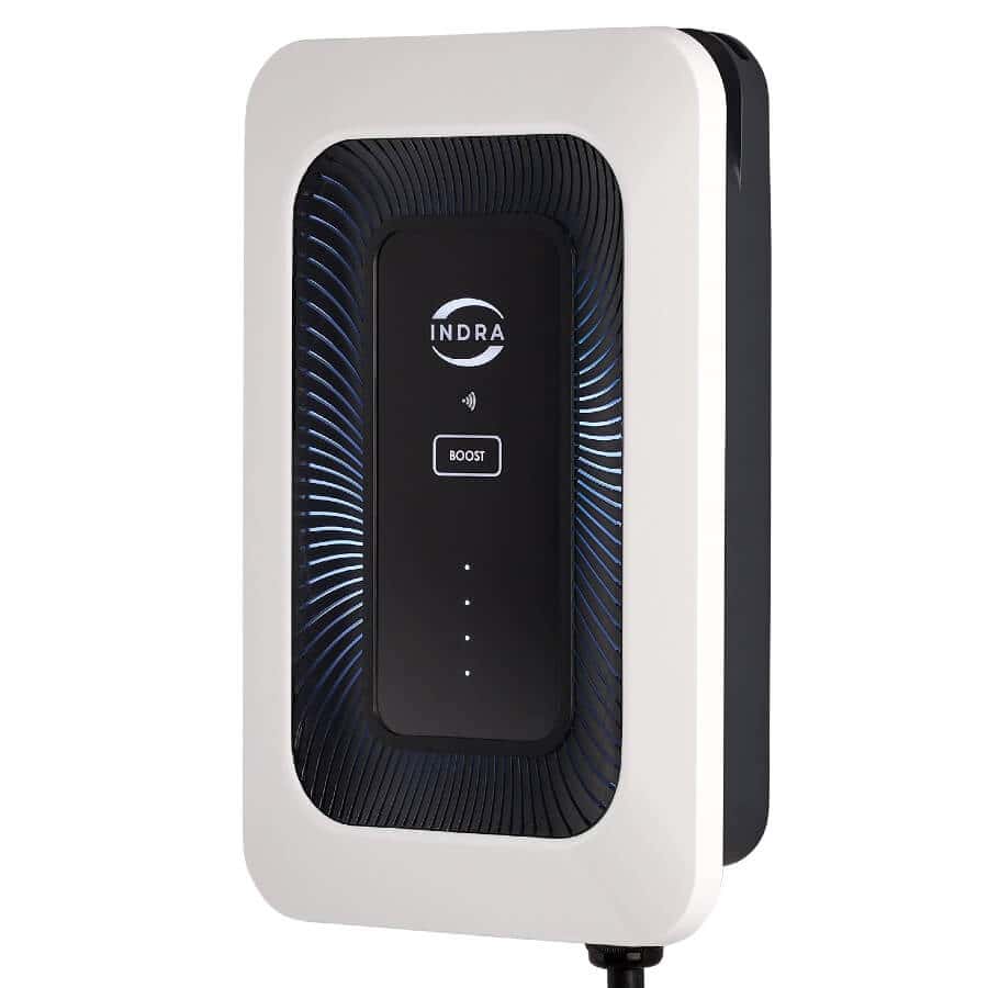 INDRA SMART LUX 7.4KW SMART CHARGER 6M TETHERED WHITE