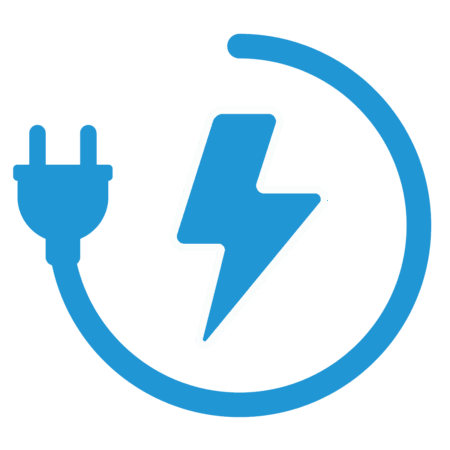 Lightning-EV-Symbol-Car-Park-Marking-Light-Blue