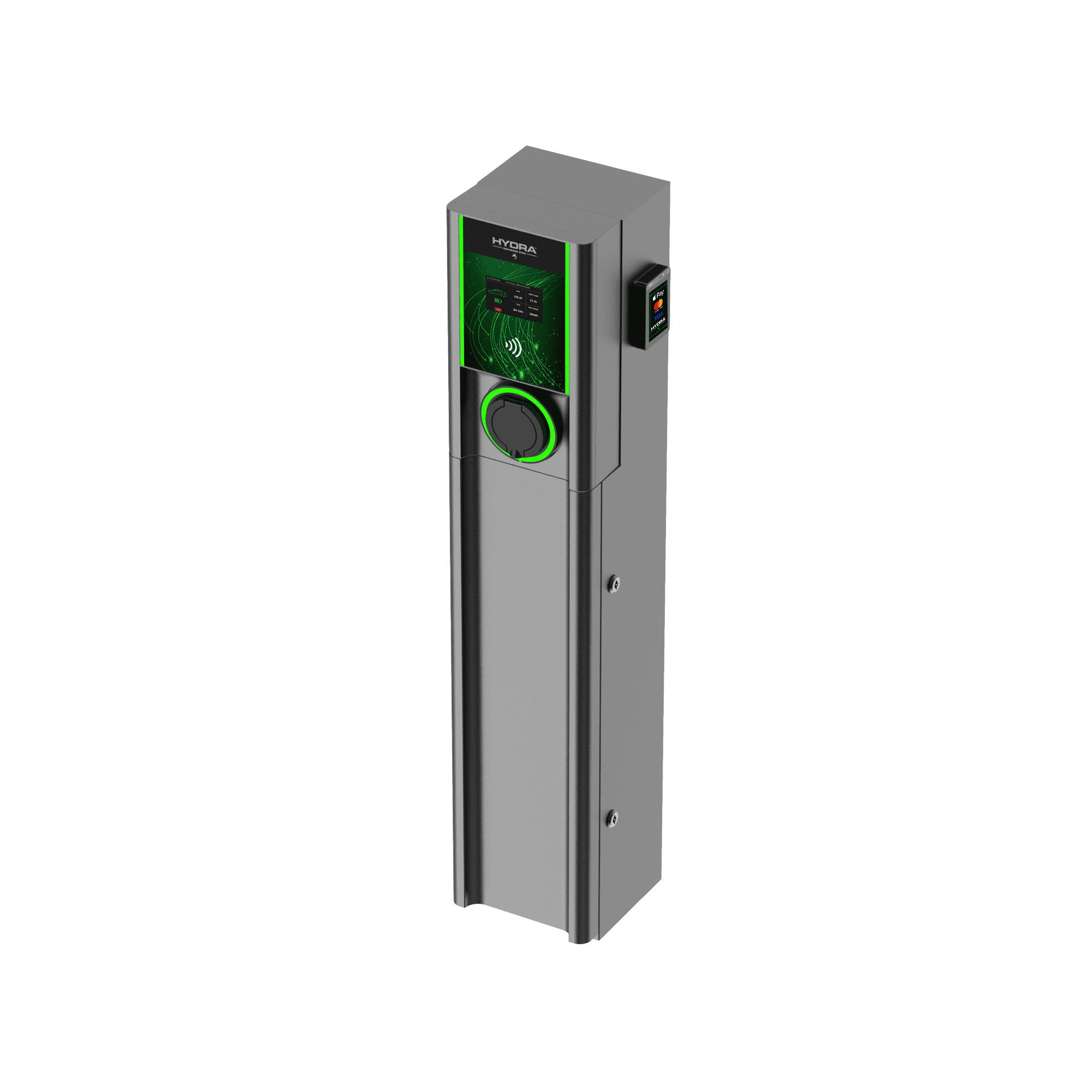 Hydra Genesis Pro Dual AC 7kW/22kW Socket – with payment terminal