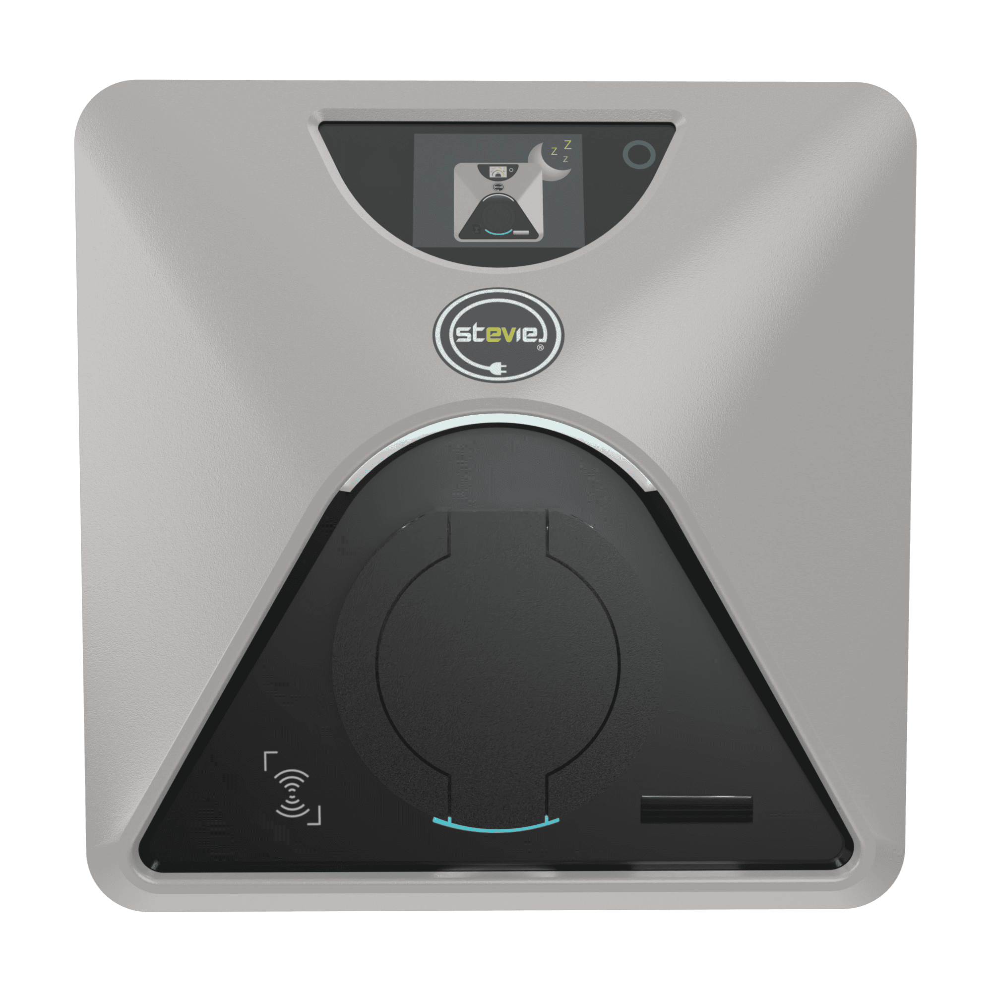 Stevie EV 7.4kW recessed EV Charger LCD