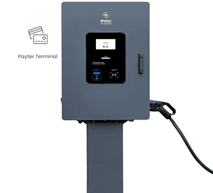 vecBOLT - 40kW DC charger with payment terminal. VEC40DC-S-1