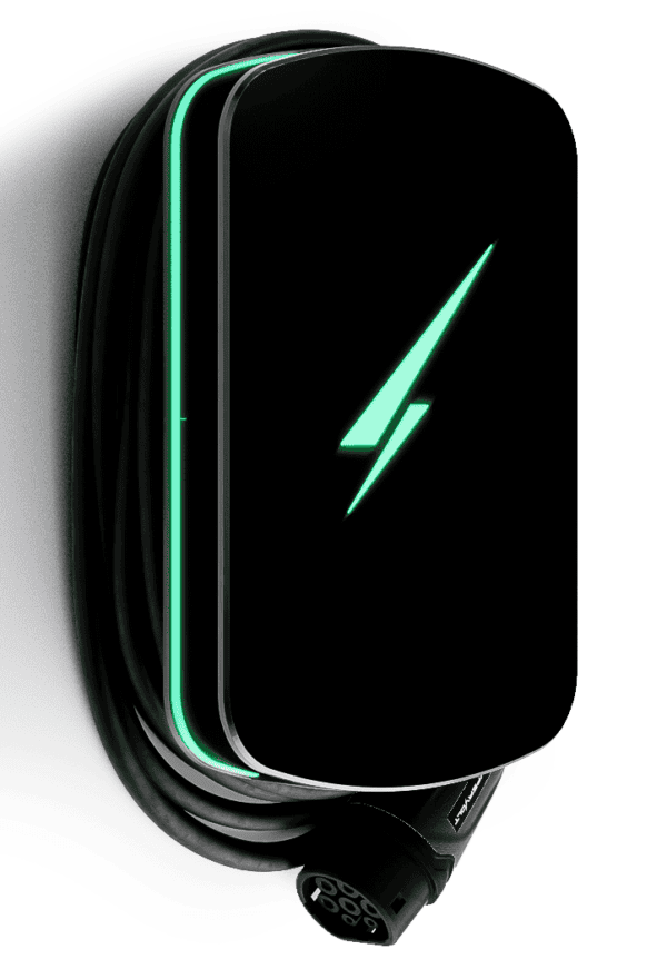 Hypervolt Home 3 Pro UltraBlack 5M Tethered EV Charger. HV3PROAAUB050T2