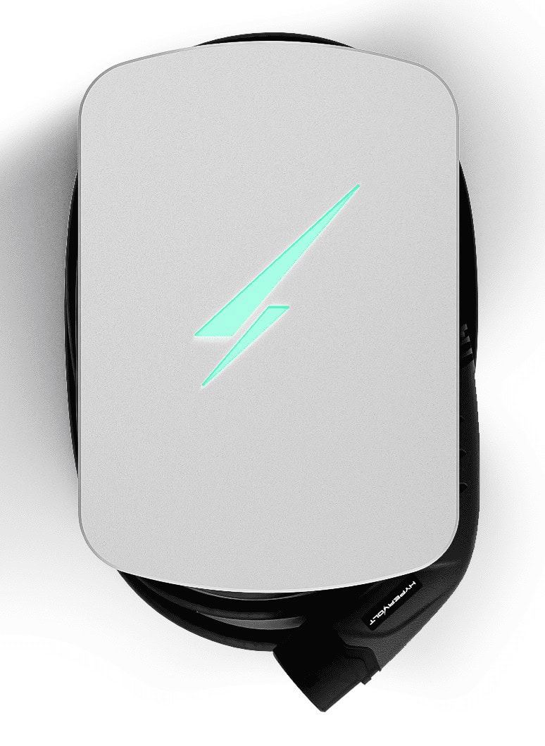 Hypervolt Home 3 Pro UltraWhite 7.5M Tethered EV Charger. HV3PROAAUW075T2