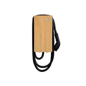 Teltonika Premium Accoya Wood front-plate for socketed or tethered EV Charger. PGF1XXXXXXX