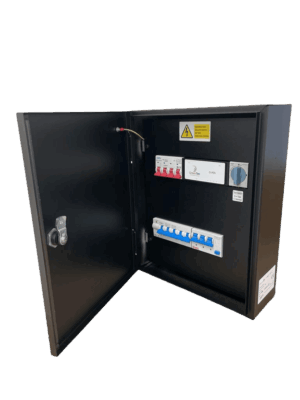 matt:e ARD-1-40-TP-R 3 phase auto reset unit with 1 x 40a TPN load with Type A RCBO.