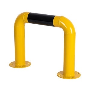 Charge M8 Steel U Post Barrier 500mm | Black and Yellow |. 475-0500