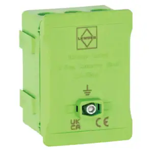 Lewden 100A 5 Way Green Distribution Terminal. DT1005GN