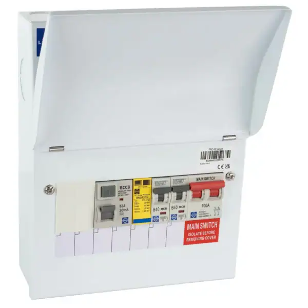 Lewden-PRO-REV40AS-EV-Consumer-Unit-with-Type-A-RCCB-Surge-Protection