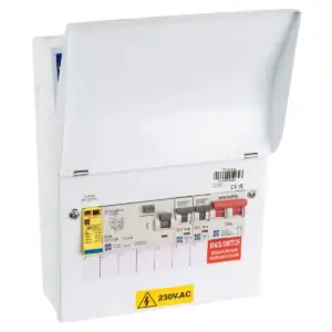 Lewden EV Consumer Unit 40A Type B + SPD RKO. PRO-REV40BS