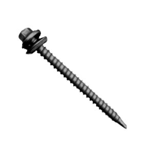 GSE Self Tapping Screw 6.5x60mm + Washer (Black). ART101552
