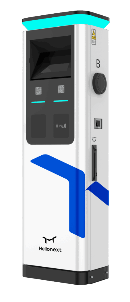 Hellonext H1 22kW GEN 2 AC Pole Charger. H1-22-GEN2-MID-DS