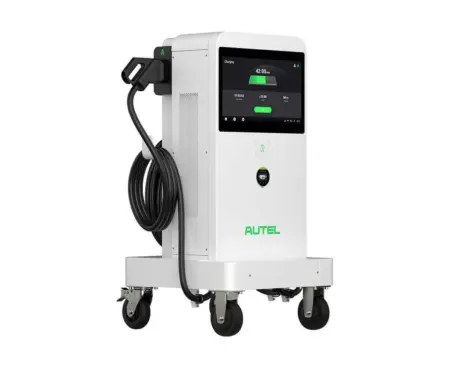 Autel Maxicharger DC Compact 50kW. Maxi EU DC W50 SPL with VPOS and Compact CMS-on-trolley Autel Maxicharger DC Compact 50kW. Maxi EU DC W50 SPL with VPOS and Compact CMS on trolley