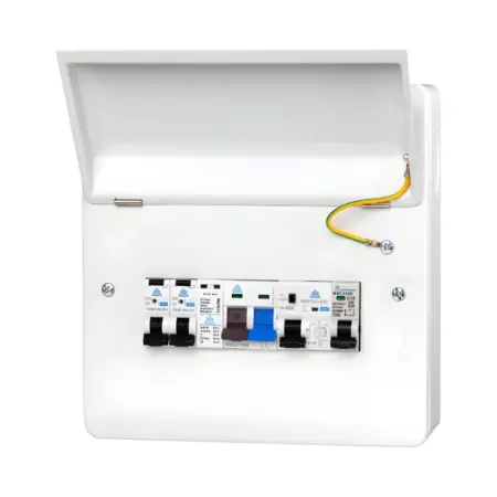 WCED WME08HPRC40C Heat Pump Consumer Unit 40A Type B HP RCD 40A C MCB 2 × 16A RCBOs SPD