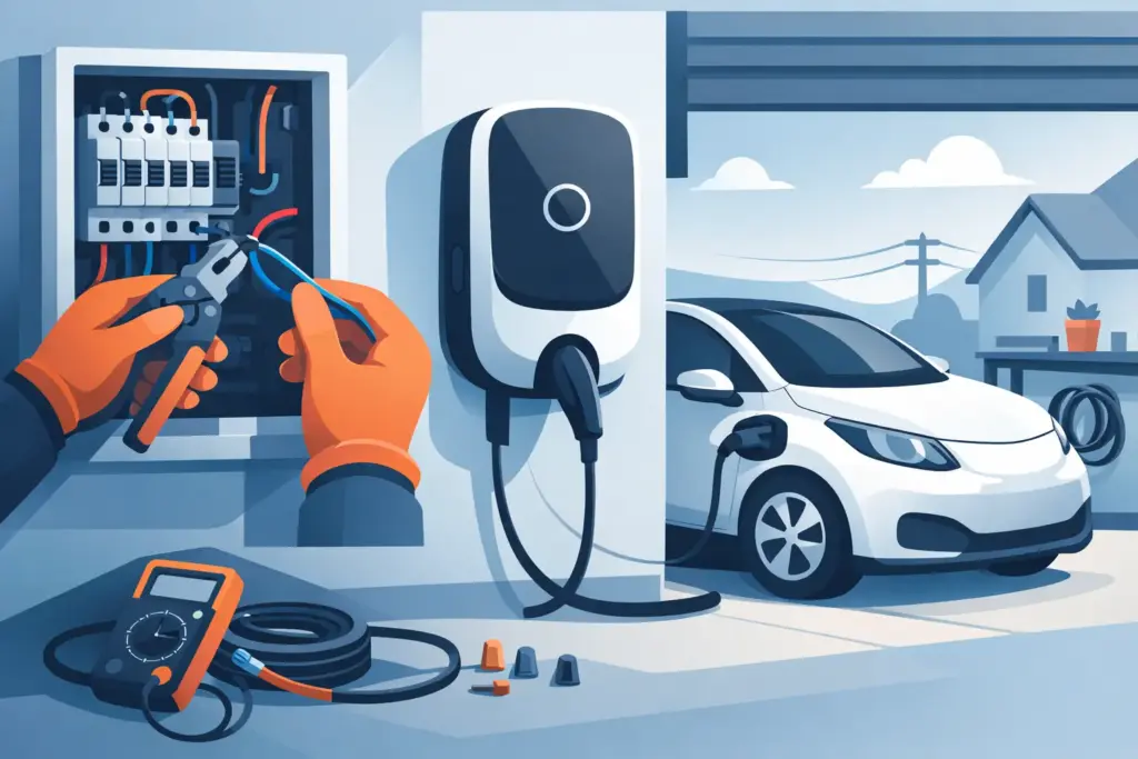 How to Wire Home EV Charger Safely