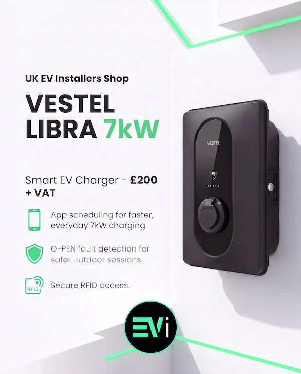 Vestel Libra 7kW EV Charger EVC04