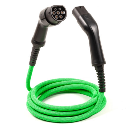 Viper Remix Industrial Type 2 EV Cable Neon Green